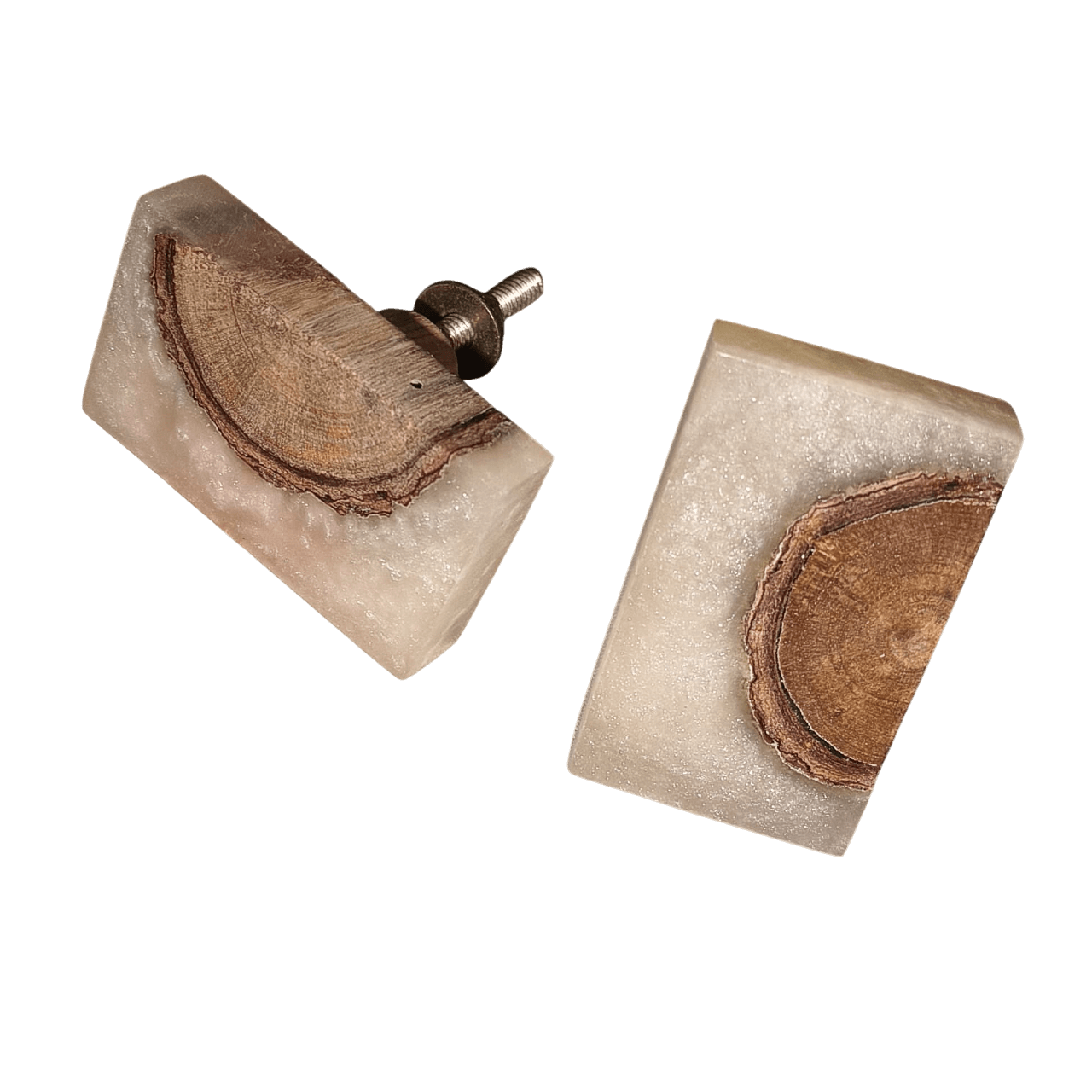 IRON & WOOD RESIN KNOB (POLISH & COLOR)